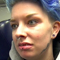 Girlwithfacetattoo aka Jacky aus Hartes Deutschland Голе